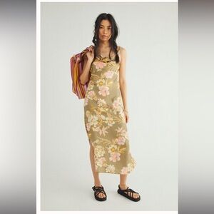LIKE NEW - Free People Ella Dress in Army Combo Size 0